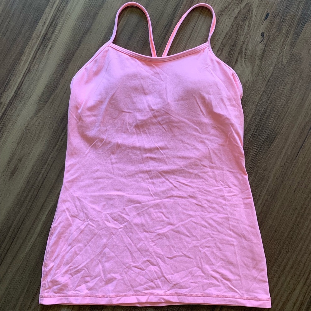 Lululemon pink yoga top